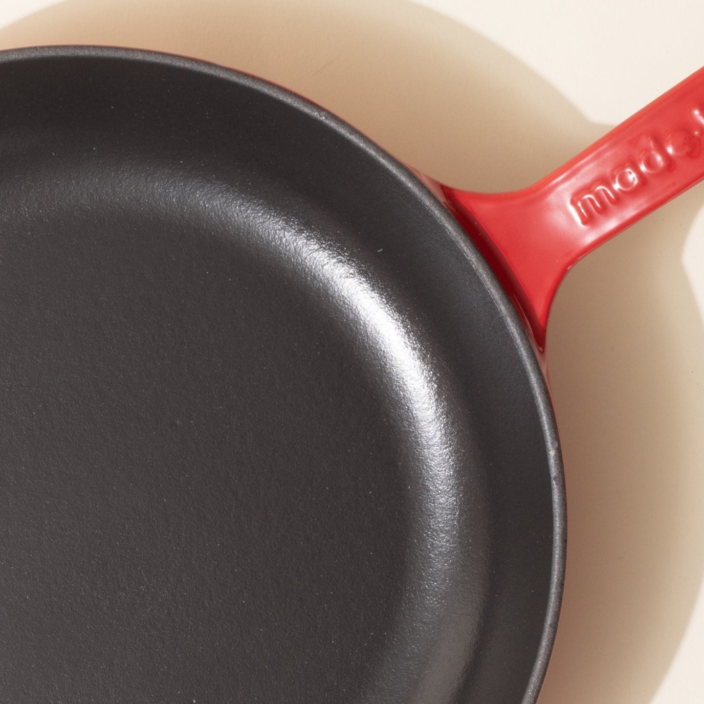 Enamelled Cast Iron Skillet